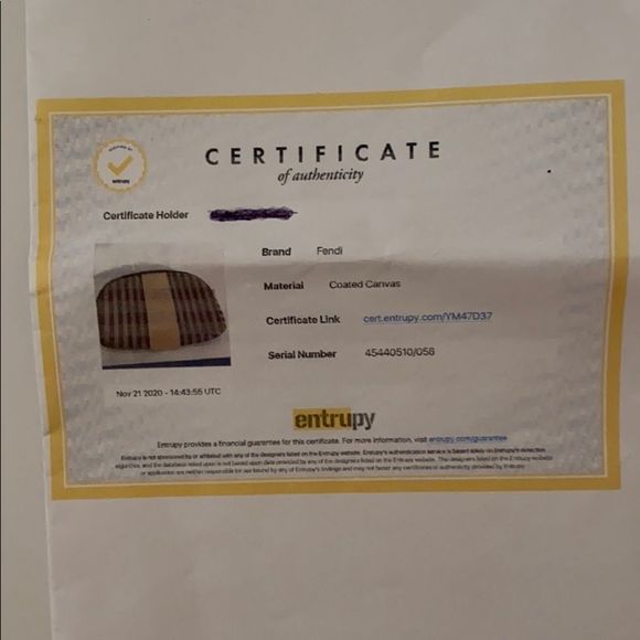 Authentic Vintage Fendi Pequin Cosmetic Bag - Picture 6 of 7